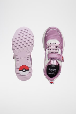 Baskets en cuir Grip Pearl x Pokémon - Mauve