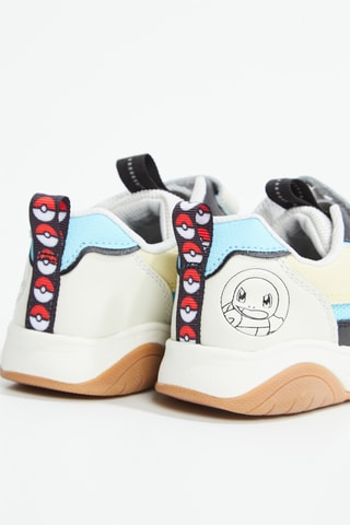 Baskets en cuir Grip Pearl x Carapuce Pokémon - Gris