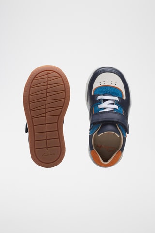 Baskets en cuir Fawn Craft - Bleu