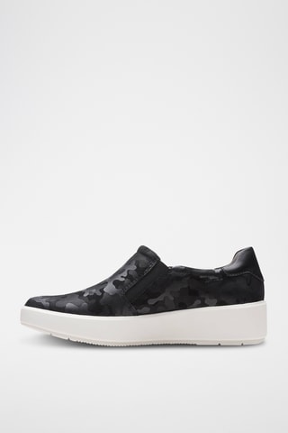 Baskets en nubuck Layton - Noir et anthracite