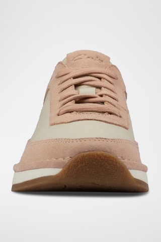 Baskets en nubuck CraftRun - Rose poudré