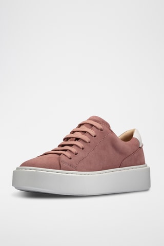 Baskets en nubuck Hero Lite - Vieux rose