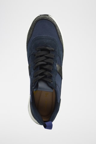 Baskets en cuir DashLite Jazz - Bleu marine