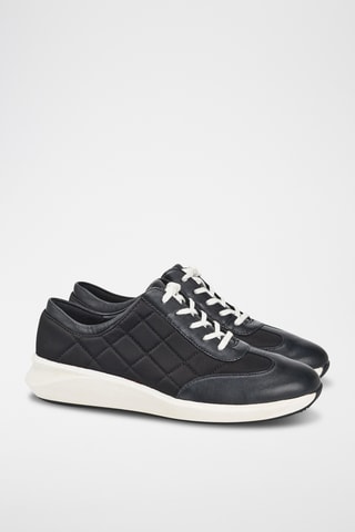 Baskets en cuir Un Rio Stitch - Noir