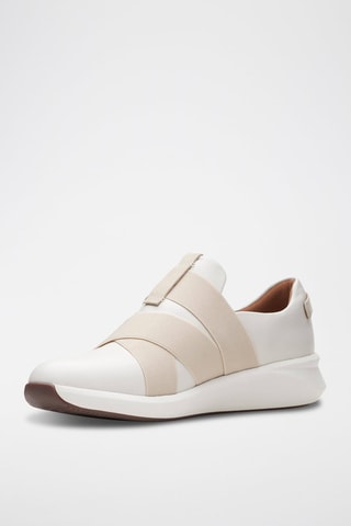 Baskets en cuir Un Rio - Blanc