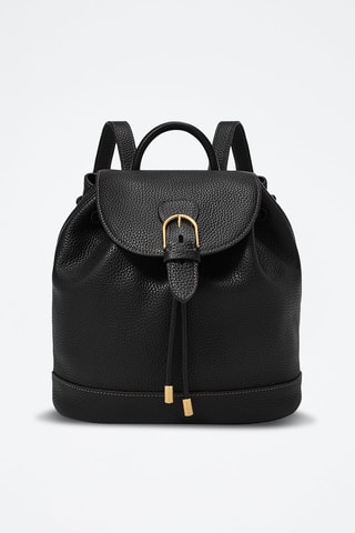 Mochila de piel - Negro