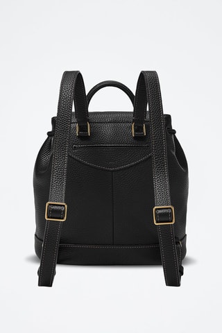 Mochila de piel - Negro