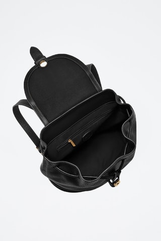 Mochila de piel - Negro