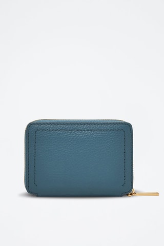 Cartera de piel - Azul