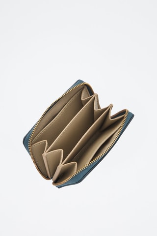 Cartera de piel - Azul