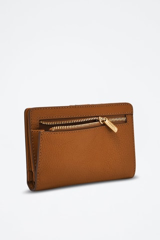 Cartera de piel - Marrón