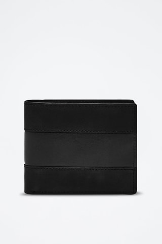 Cartera de piel Everett - Negro