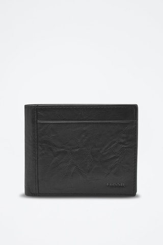 Cartera de piel - Negro