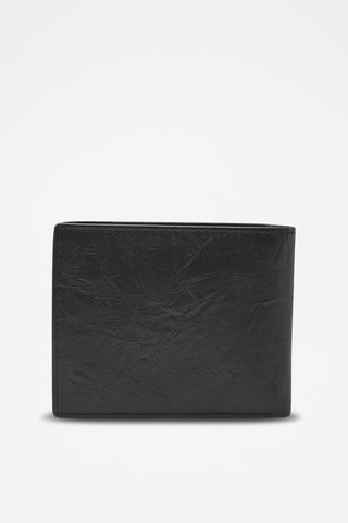 Cartera de piel - Negro
