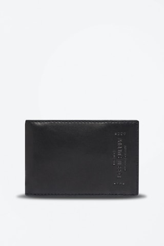 Cartera de piel Gregg - Negro 