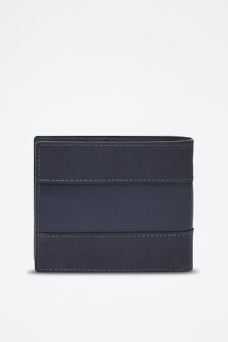 Cartera de piel Everett - Azul