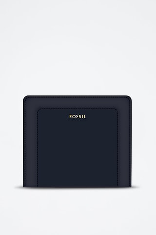 Cartera de piel - Azul marino