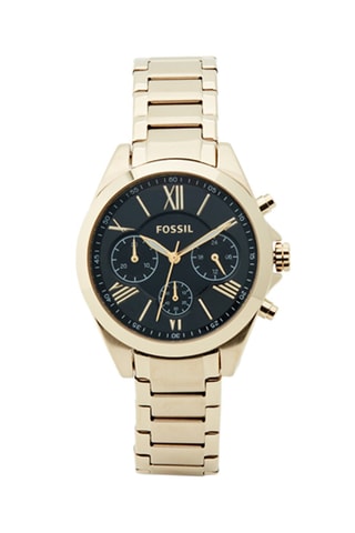 Estuche 2 relojes de cuarzo de acero Flynn Set Fossil - Cronógrafo - Dorado y negro