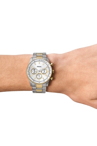 Reloj de cuarzo de acero Sullivan - Plateado y dorado