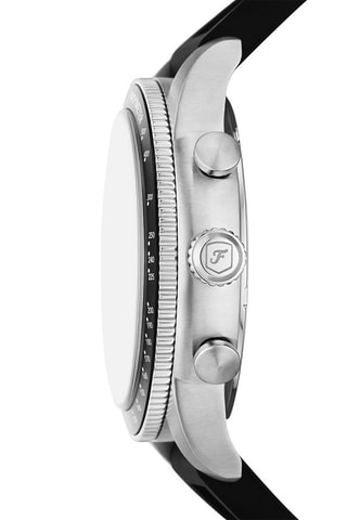 Reloj de cuarzo de silicona - Taquímetro y cronógrafo - Negro