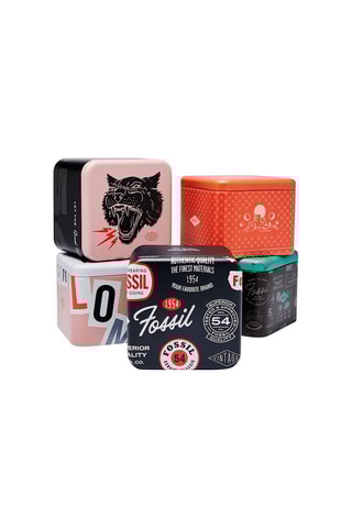 Reloj de cuarzo de acero Modern Courier - Cronógrafo - Plateado y rosa dorado