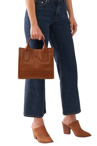 Bolso de piel Kyler - Marrón