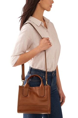 Bolso de piel Kyler - Marrón