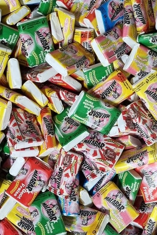 Assortiment de chewing-gums Malabar - 200 pièces