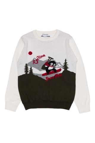 Jersey - Blanco y caqui