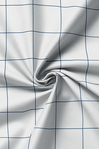 Funda de almohada de satén de algodón Caroline - Blanco