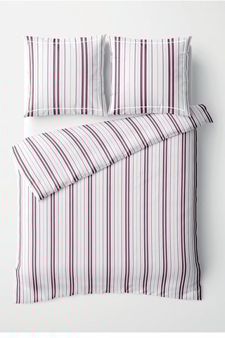 Juego de nórdico de satén de algodón Lucia - Malva