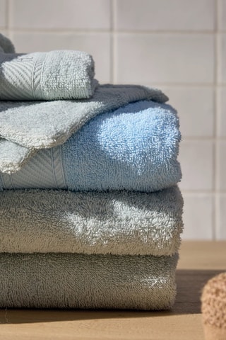 4 toallas de tocador Nuage - Arena -  30 x 30 cm 