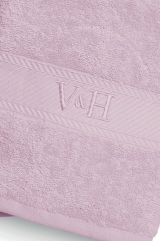 2 toallas de mano Nuage - Lila - 50 x 100 cm