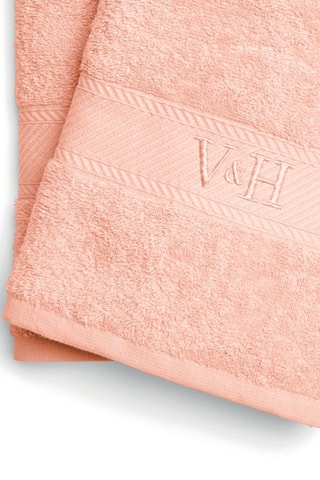 2 toallas de mano Nuage - Rosa - 50 x 100 cm