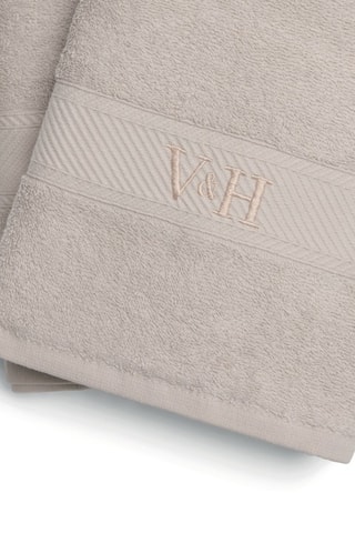 2 toallas de mano Nuage - Arena - 50 x 100 cm