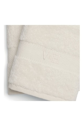 2 toallas de mano Nuage - Blanco - 50 x 100 cm