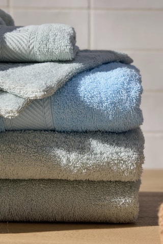 2 toallas de baño Nuage - Gris oscuro - 70 x 140 cm