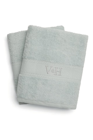 2 toallas de ducha Nuage - Menta - 70 x 140 cm