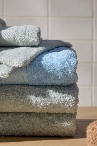 2 toallas de baño Nuage - Rosa colorete - 70 x 140 cm