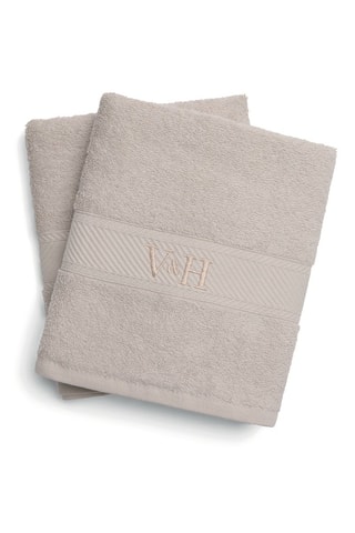 2 toallas de ducha Nuage - Arena - 70 x 140 cm