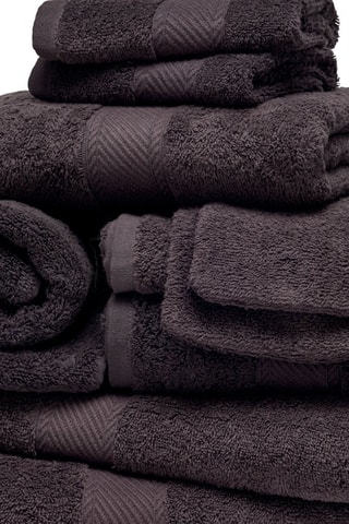 Juego de 10 toallas de mano Nuage - Gris oscuro