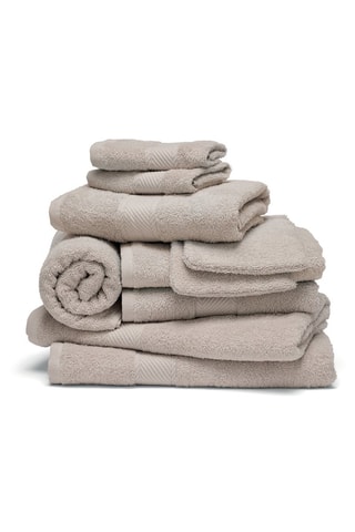 Juego de 10 toallas de mano Nuage - Arena