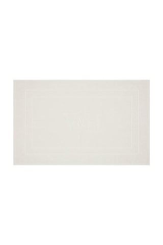 Alfombra de baño Design - Blanco -  60 x 100 cm