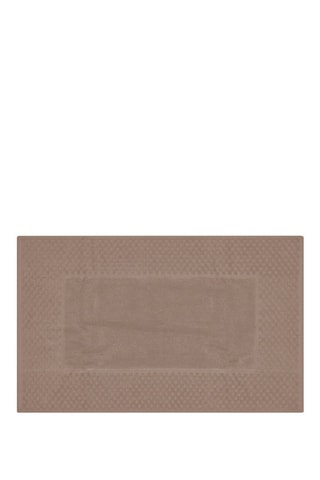 Alfombra de baño Design - Castaño -  50 x 70 cm