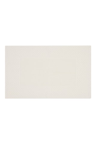 Alfombra de baño Design - Blanco -  50 x 70 cm