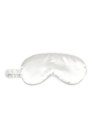 Antifaz de seda - Blanco