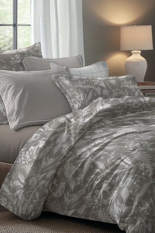 Juego de nórdico de satén de algodón 79 hilos/cm² - Topo