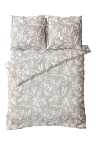 Juego de nórdico de satén de algodón 79 hilos/cm² - Topo