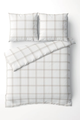 Juego de nórdico de satén de algodón 79 hilos/cm² - Topo