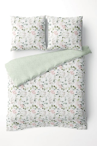 Juego de nórdico de satén de algodón 79 hilos/cm² - Blanco